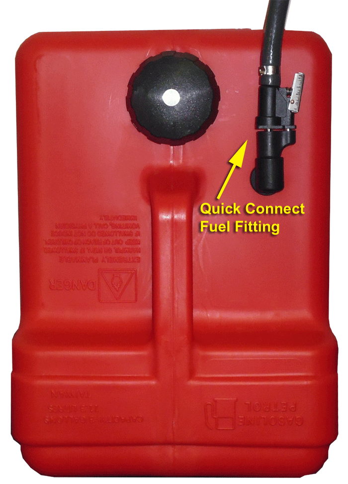 11.3 Litre Outboard Fuel Tank Johnson Fuel Line